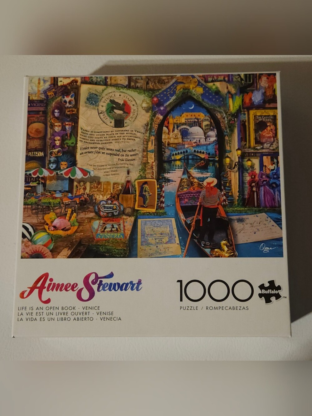 Aimee Stewart Venice 1000-Piece Jigsaw Puzzle - Multicolor